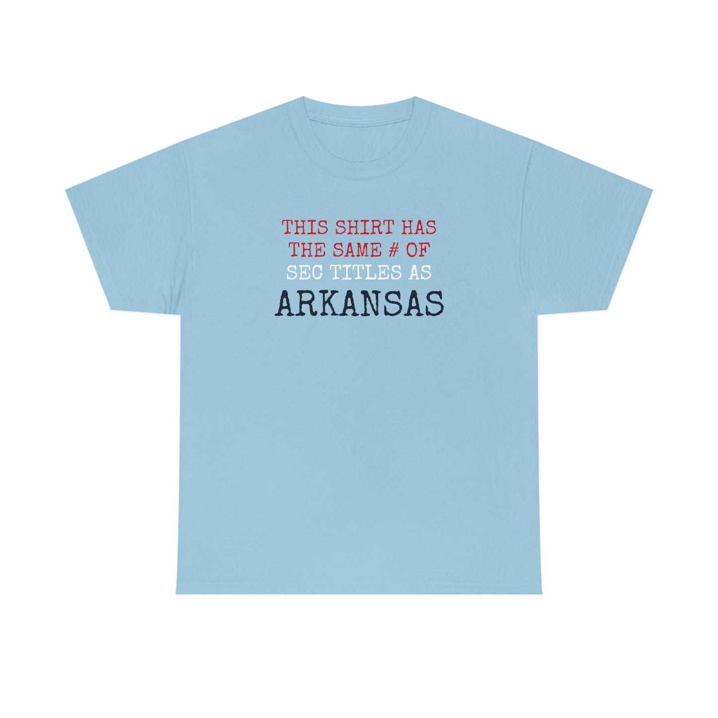 SEC TITLE COUNT - SHIRT v ARKANSAS